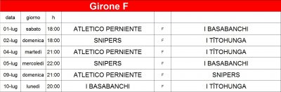 Calendario Prima Fase 2017