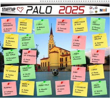 Squadre e Responsabili 2025